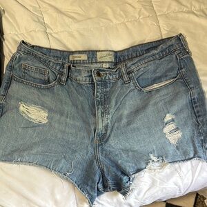 Universal Thread Blue Distressed Jean Shorts